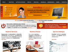 Tablet Screenshot of multinformaticamadrid.com